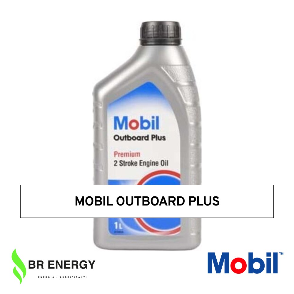 Mobil Outboard Plus in flacone Mobil, olio per motori fuoribordo a due tempi ad alte prestazioni