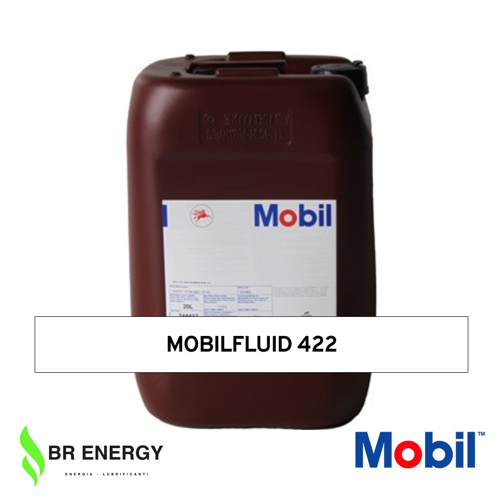 Mobilfluid 422 in secchio Mobil, fluido multifunzionale per trasmissioni e idraulica dei trattori