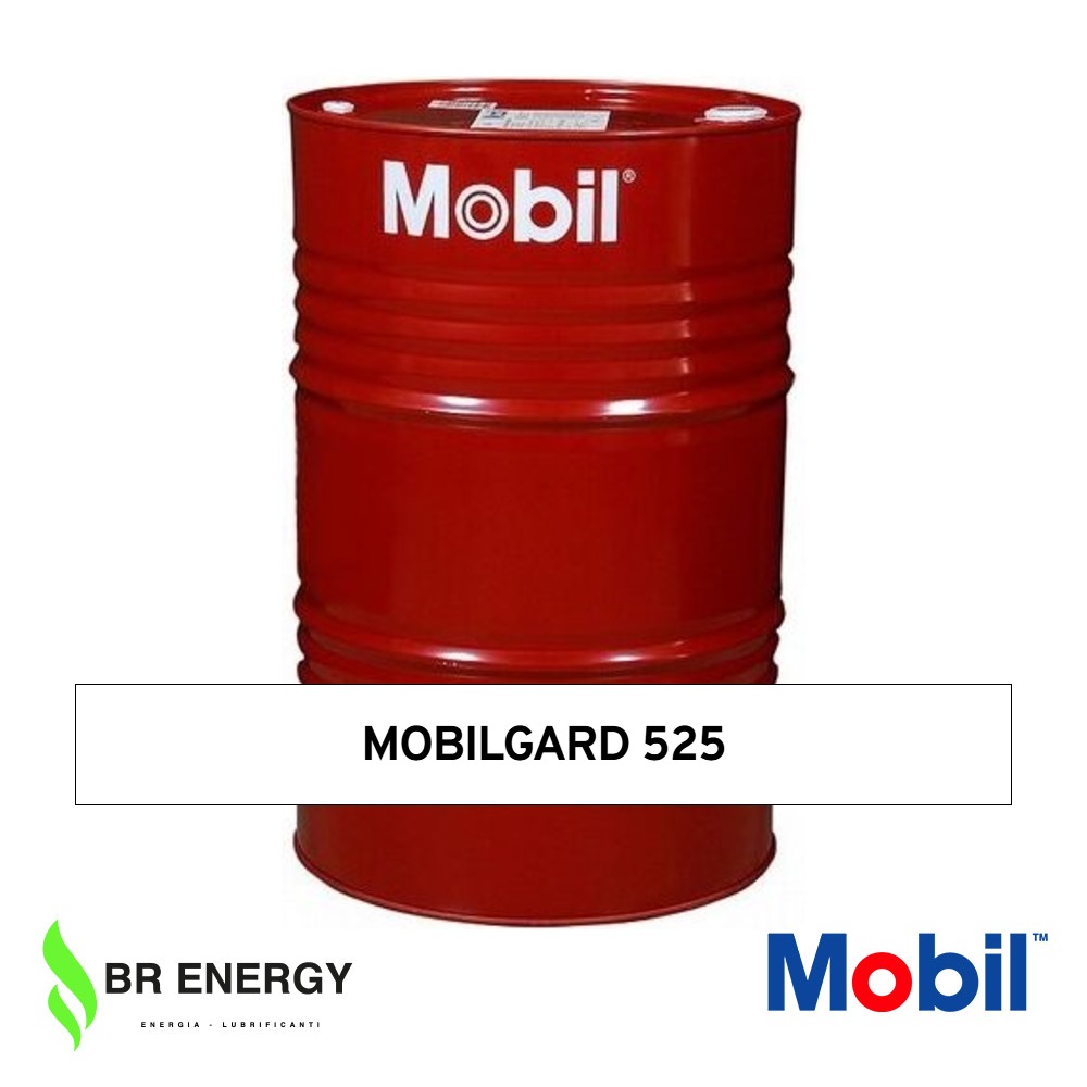 Mobilgard 525 in fusto Mobil, olio cilindri per motori diesel marini con combustibili a basso zolfo