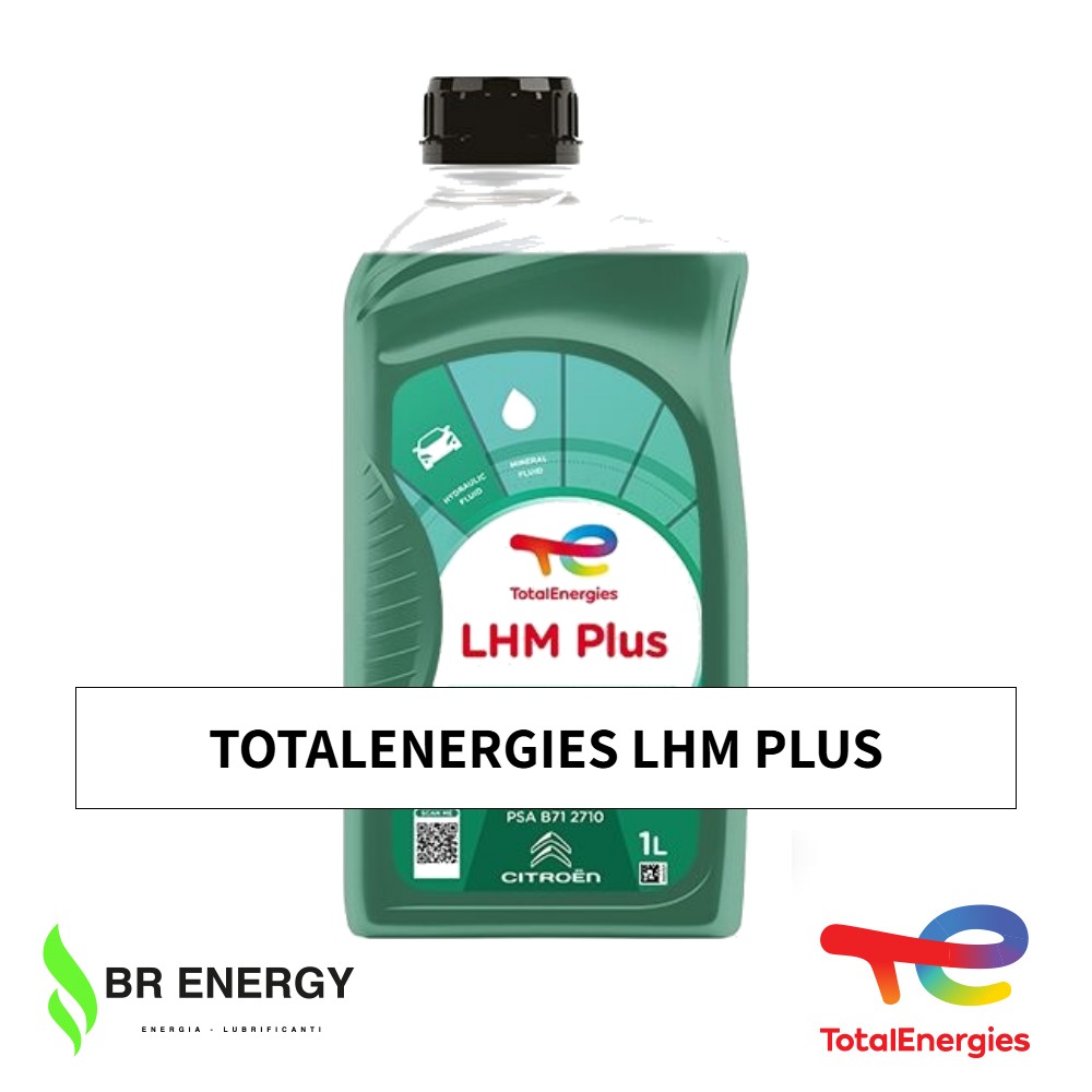 TotalEnergies LHM PLUS in flacone TotalEnergies, olio per centraline idrauliche, sistemi frenanti e frizioni