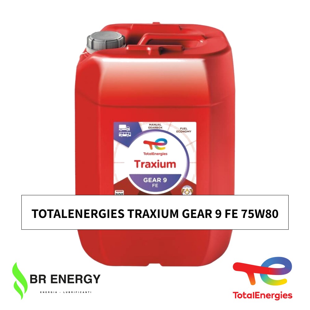 TotalEnergies Traxium Gear 9 FE 75W80 in secchio TotalEnergies, olio per trasmissioni ZF con o senza Intarder