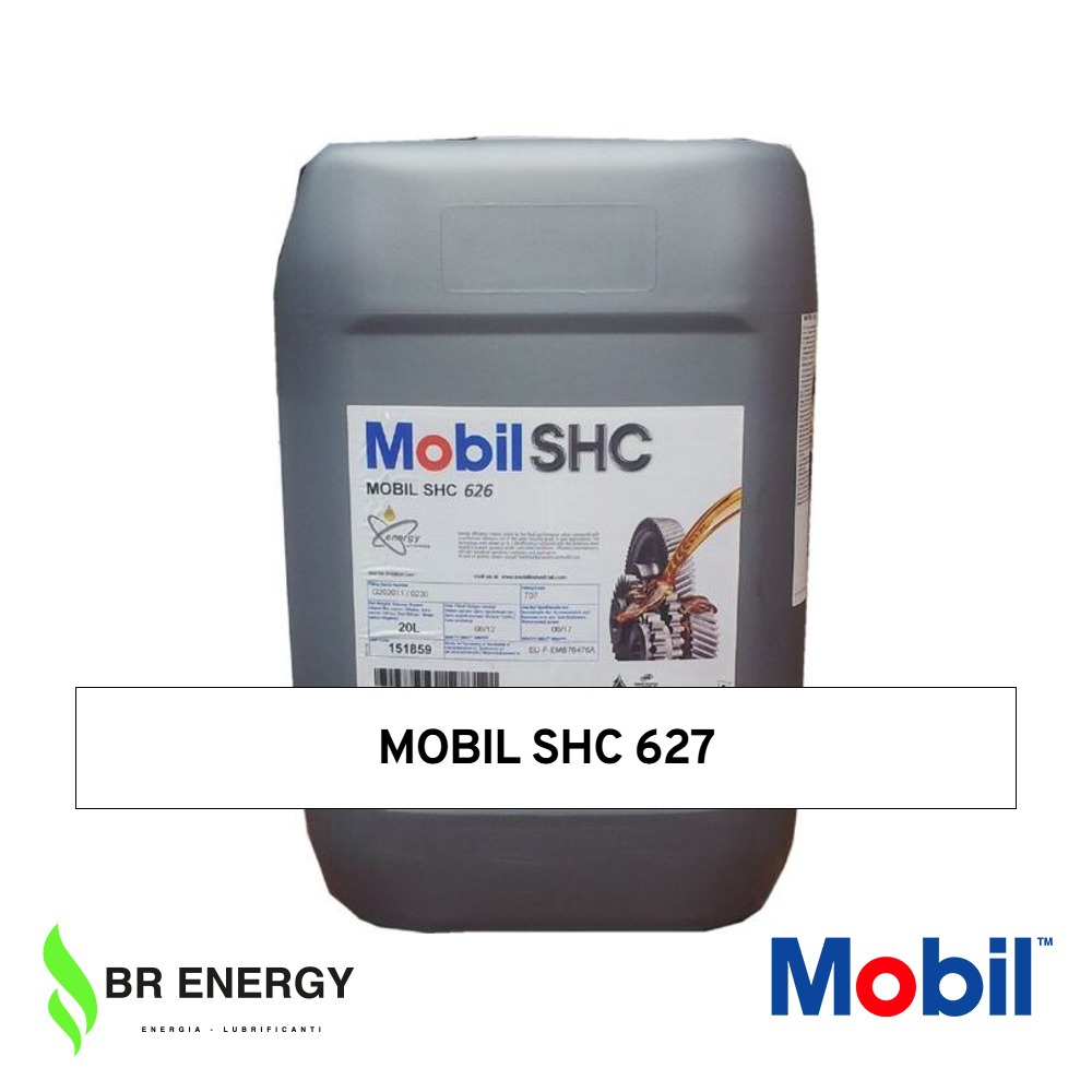 Mobil SHC 627 in secchio Mobil, olio sintetico per ingranaggi e cuscinetti a prestazioni eccezionali