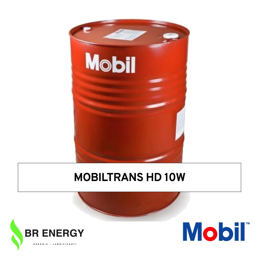 Mobiltrans HD 10W in fusto Mobil, lubrificante per trasmissioni pesanti in applicazioni non stradali