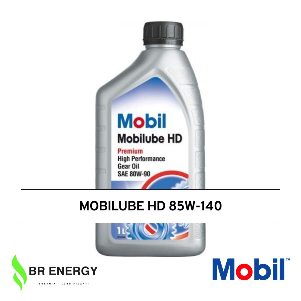 Mobilube HD 85W-140 in flacone Mobil, lubrificante per ingranaggi per impieghi gravosi con livello API GL-5
