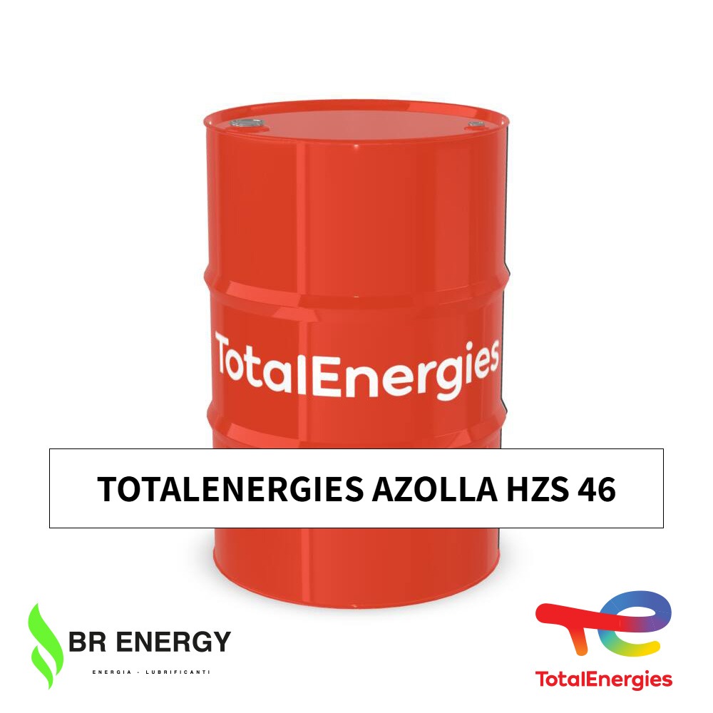 TotalEnergies Azolla HZS 46 in fusto TotalEnergies, oli idraulici antiusura ad elevate prestazioni