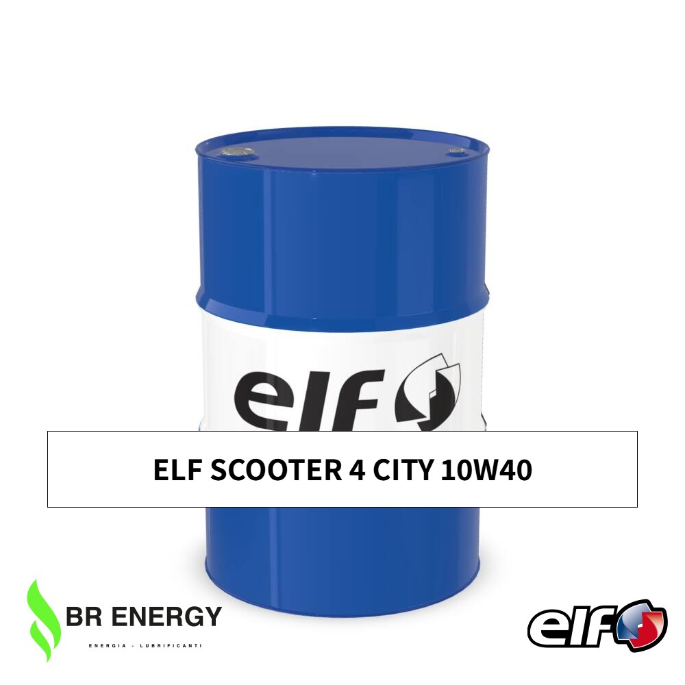 ELF Scooter 4 City 10W40 in fusto ELF, olio per motori a 4 tempi