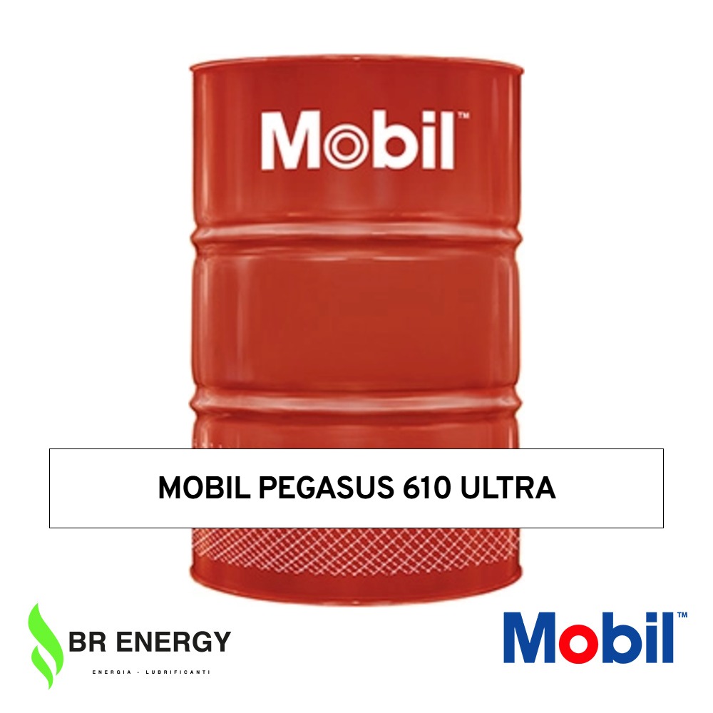 Mobil Pegasus 610 Ultra in fusto Mobil, olio per motori a gas con combustibili altamente contaminati