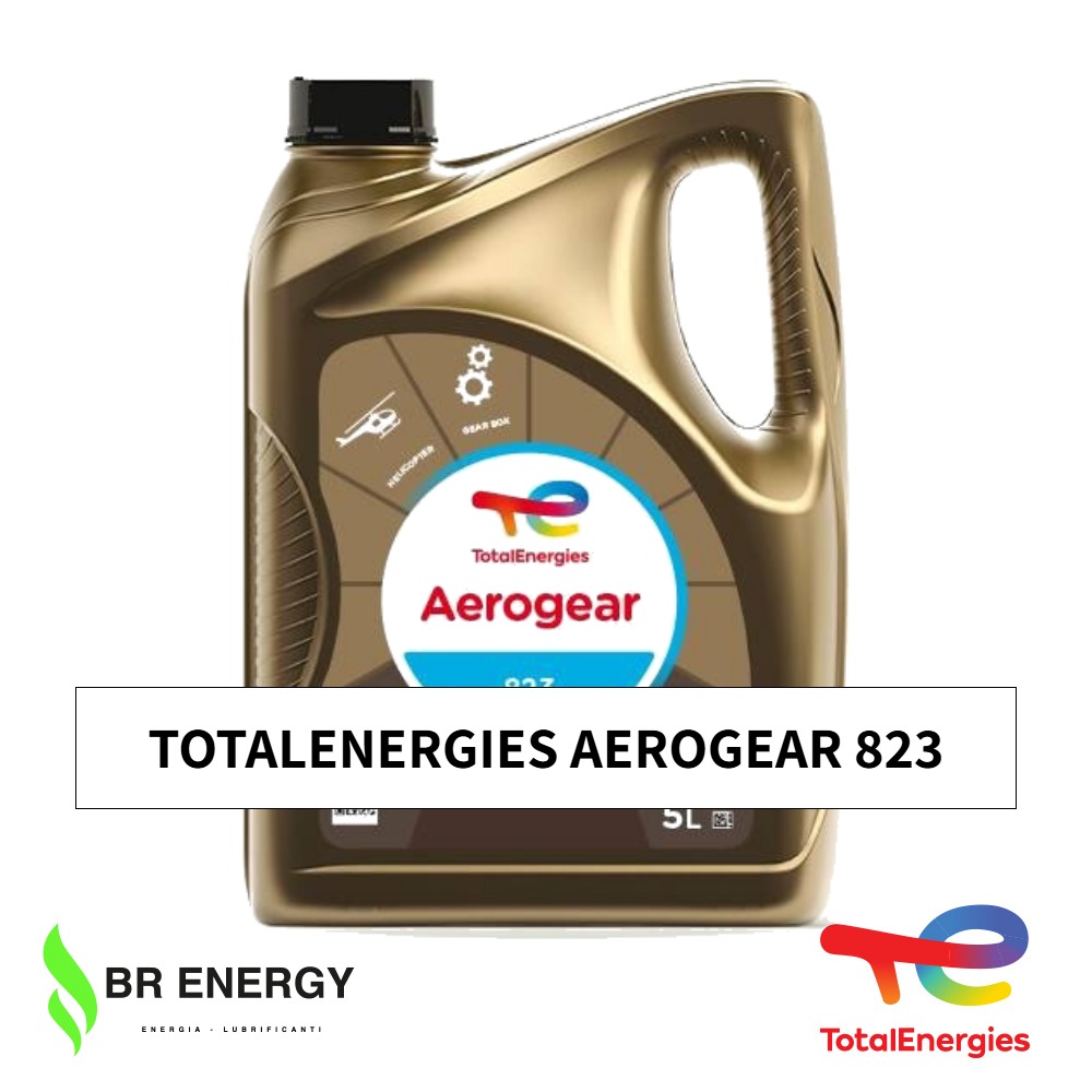 TotalEnergies AEROGEAR 823 in tanica TotalEnergies, olio minerale estreme pressioni per trasmissioni di elicotteri