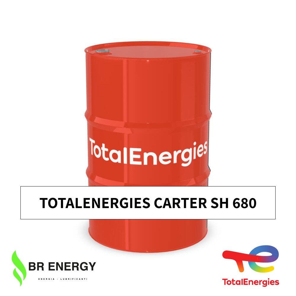 TotalEnergies CARTER SH 680 in fusto TotalEnergies, lubrificante sintetico (PAO) per ingranaggi alte temperature