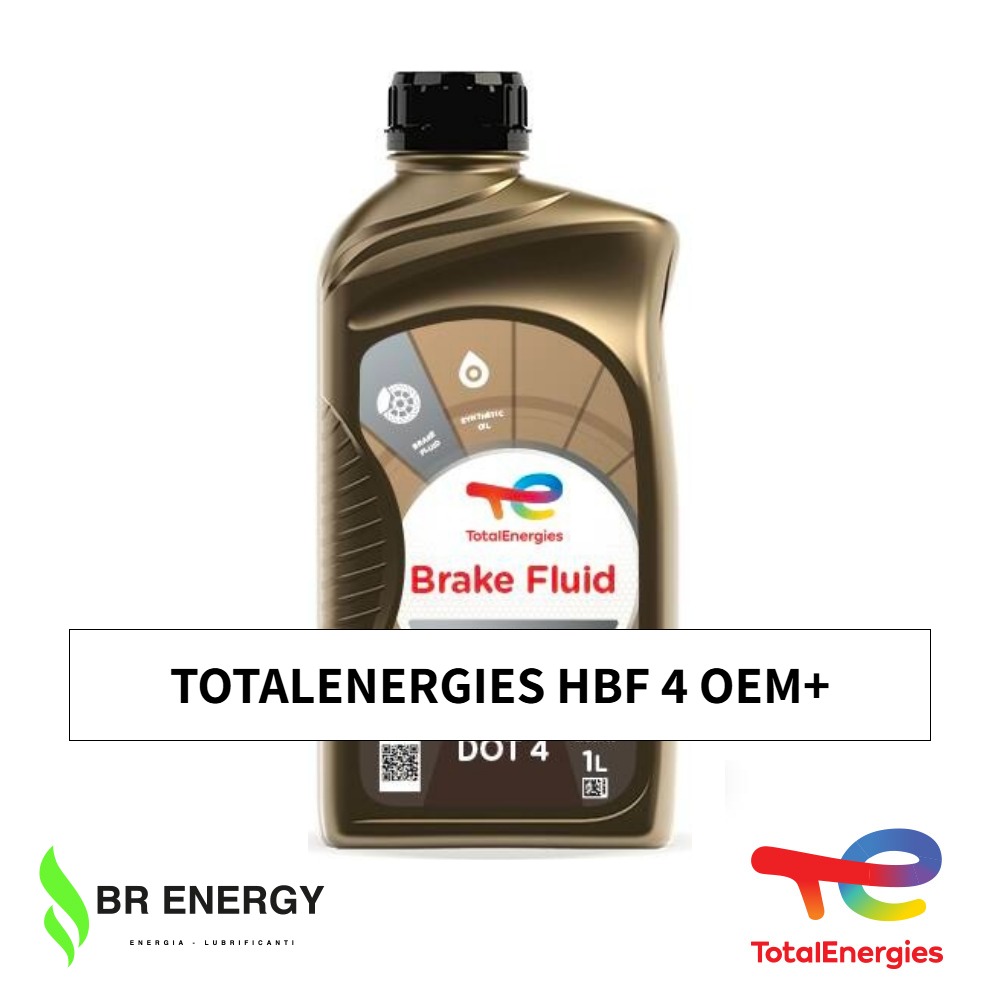 TotalEnergies HBF 4 OEM+ in flacone TotalEnergies, liquido freni sintetico DOT 4
