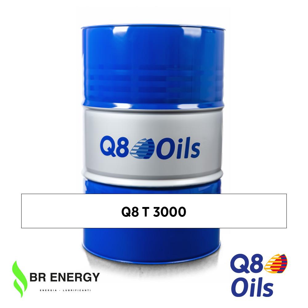 Q8 T 3000 in fusto Q8Oils, olio UTTO per trasmissioni e idraulica di trattori