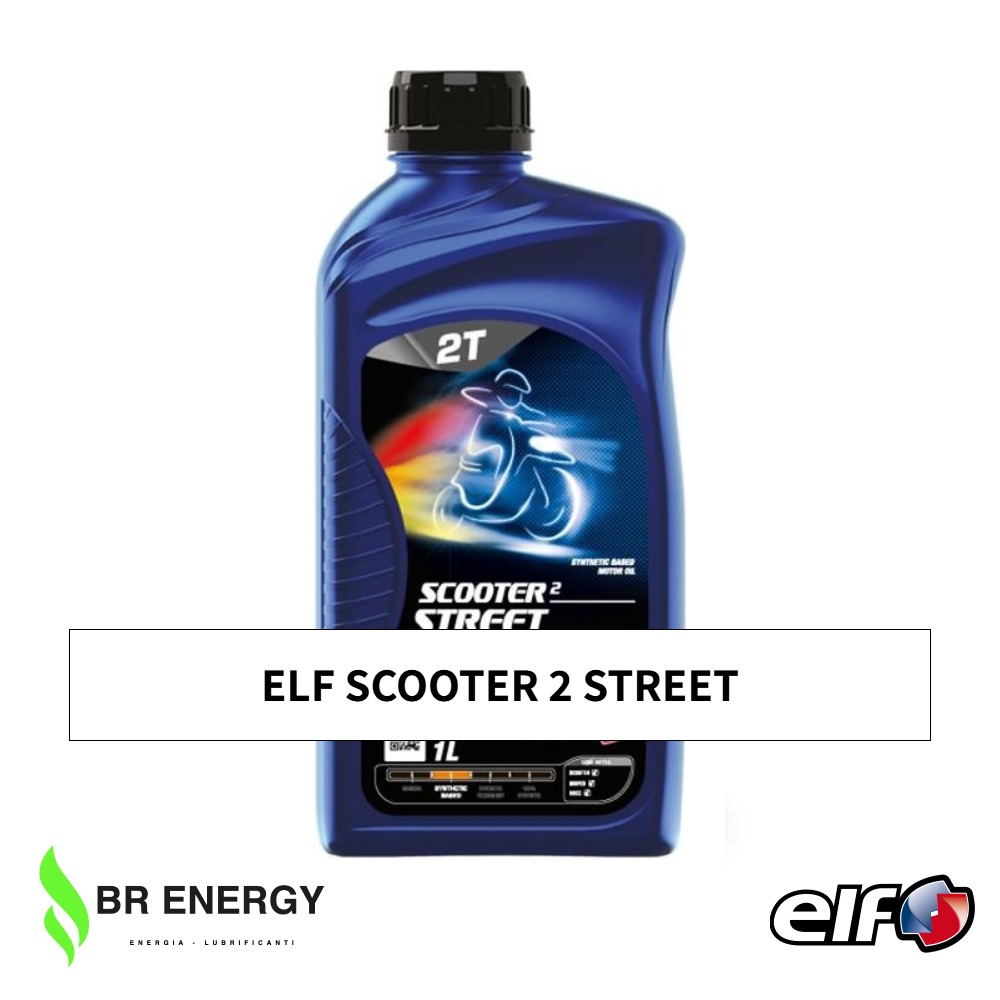 Elf SCOOTER 2 STREET in flacone ELF, olio raccomandato per tutti i tipi di scooter e ciclomotori con motore a 2 tempi