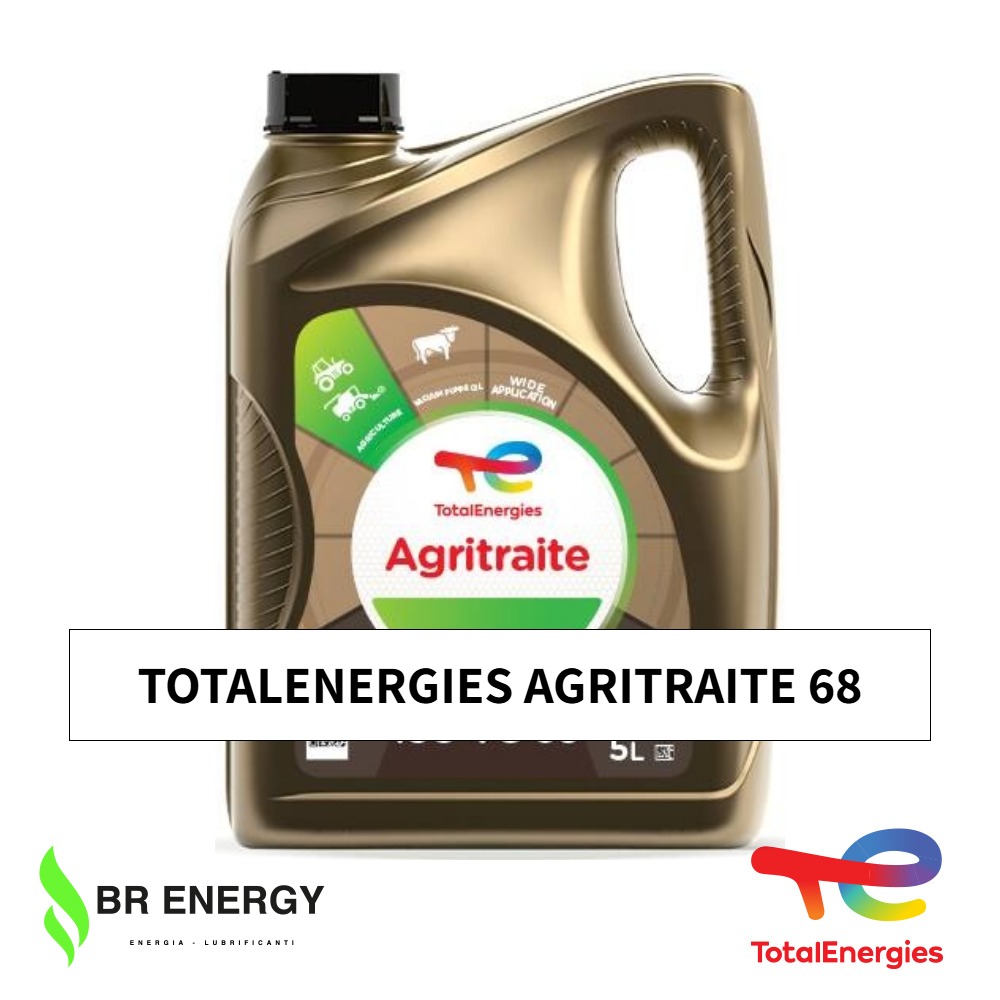 TotalEnergies Agritraite 68 in tanica TotalEnergies, olio per pompe a vuoto utilizzate nelle mungitrici