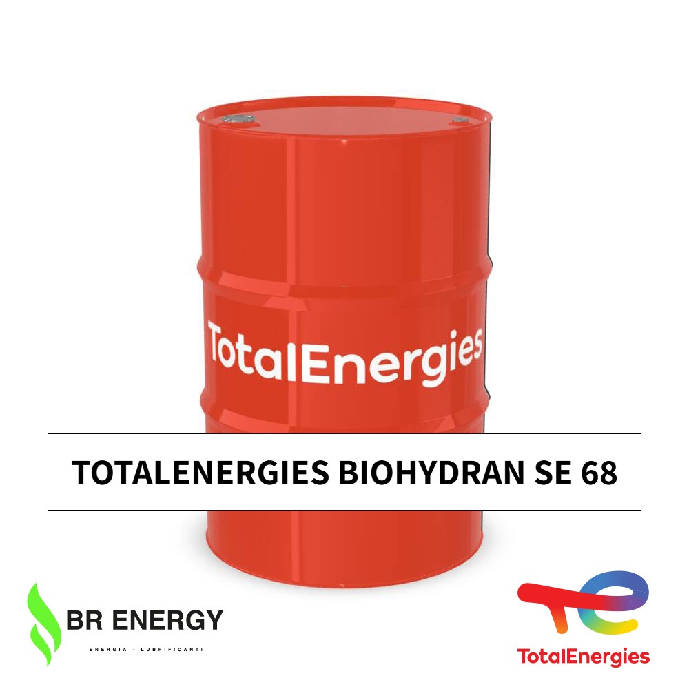 TotalEnergies BIOHYDRAN SE 68 in fusto TotalEnergies, fluido idraulico biodegradabile ad alta stabilità termica