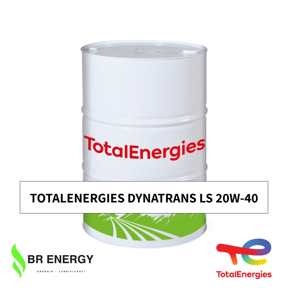 TotalEnergies DYNATRANS LS 20W-40 in fusto TotalEnergies, olio per assali autobloccanti e freni in bagno d'olio