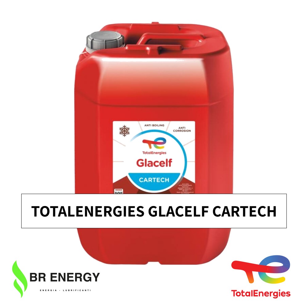 TotalEnergies GLACELF CARTECH in secchio TotalEnergies, antigelo P-OAT blu "a lunghissima durata" a base di glicole