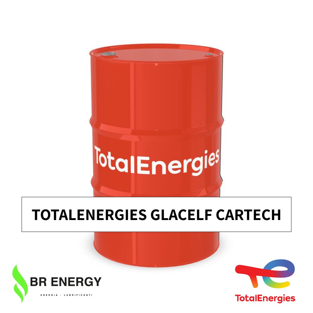 TotalEnergies GLACELF CARTECH in fusto TotalEnergies, antigelo P-OAT blu "a lunghissima durata" a base di glicole