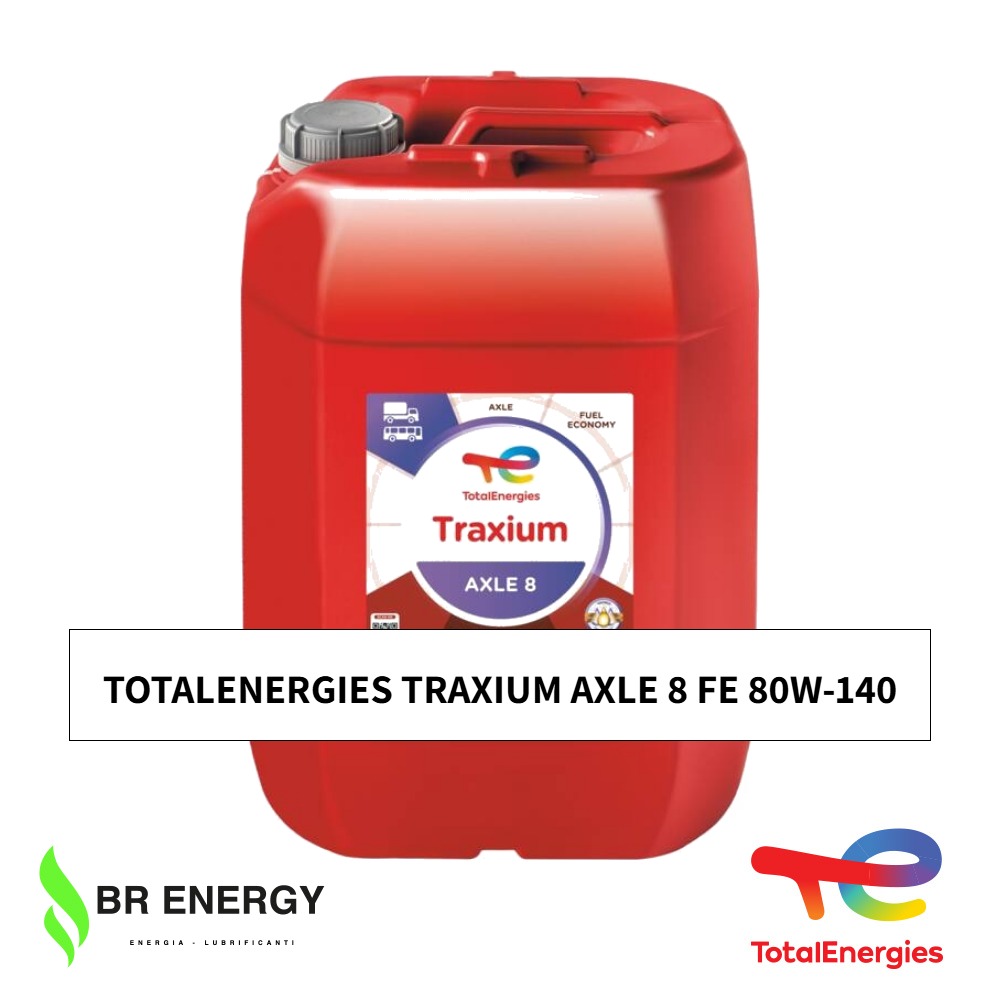 TotalEnergies Traxium Axle 8 FE 80W-140 in secchio TotalEnergies, olio per assali e trasmissioni multigrado
